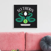 SLYTHERIN™ House Double Snake Locket Graphic Canvas Afdruk (Insitu (Woonkamer))
