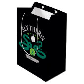 SLYTHERIN™ House Double Snake Locket Graphic Medium Cadeauzakje (Achterkant Gekanteld)