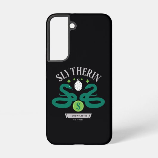SLYTHERIN™ House Double Snake Locket Graphic Samsung Galaxy Hoesje (Achterkant)