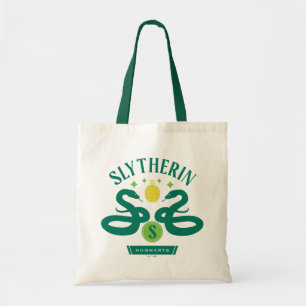SLYTHERIN™ House Dubbele Slangenketting Grafisch Tote Bag