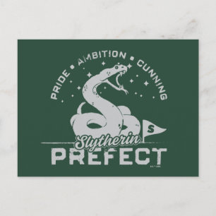 SLYTHERIN™ Prefect-badge Briefkaart