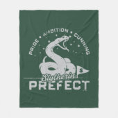 SLYTHERIN™ Prefect-badge Fleece Deken (Voorkant)