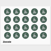 SLYTHERIN™ Prefect-badge Ronde Sticker (Vel)