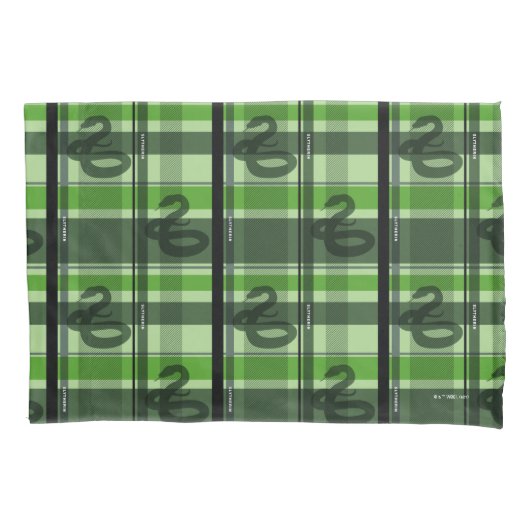 SLYTHERIN™ Tartan Patroon Kussensloop (Voorkant)