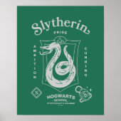 SLYTHERIN™ Trots Ambitie Sluwheid Wapen Poster (Voorkant)