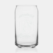 SLYTHERIN™ Trots Ambities Sluwheid Wapen Blikvorm Glas (Achterkant)