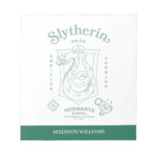 SLYTHERIN™ Trots Ambities Sluwheid Wapen Notitieblok
