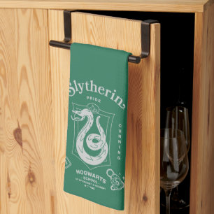 SLYTHERIN™ Trots Ambities Sluwheid Wapen Theedoek