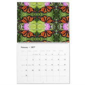 Sm, Med, Calendriers Lg - Papillons (Feb 2027)