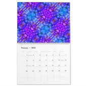Sm, Med, LG Calendar - Digital Flowers Kalender (Feb 2026)