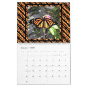 Sm, Med, Lg Calendrier - Papillons Monarques *** (Jan 2027)