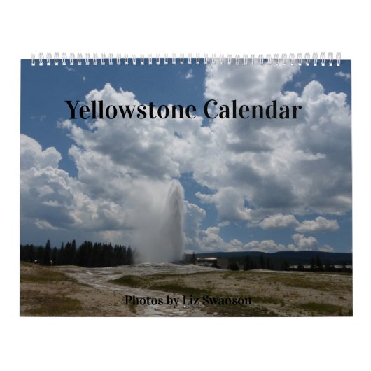 Sm, Med, Lg Calendrier Yellowstone (Protection)