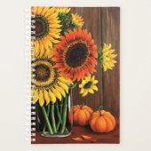 Sm Planner - Fleurs de soleil/Citrouilles (Devant)