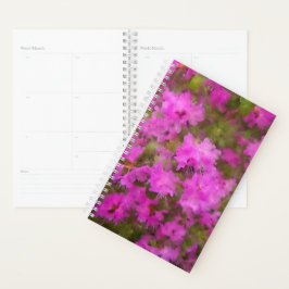 SM Planner Paarse Waterverf Rhododendron