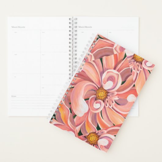 Sm Planner Peachy Dahlia (Devant avec enveloppe)