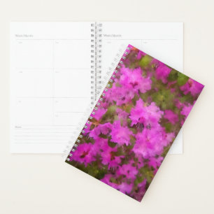 Sm Planner Purple Aquarelle Rhododendron