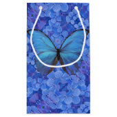 Sm Sac cadeau Blue Morpho sur Hydrangea (Dos)