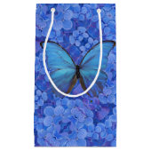 Sm Sac cadeau Blue Morpho sur Hydrangea (Devant)