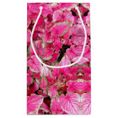 Sm Sac Cadeau Feuilles roses (Dos)