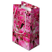 Sm Sac Cadeau Feuilles roses (Dos Angle)