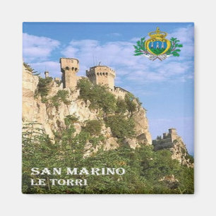SM - San Marino - de twee torens Magneet