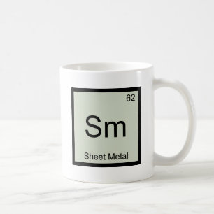 Sm - Sheet Metal Funny Chemistry Element Symbol T Koffiemok