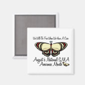 SMA Bewustzijn Maand Augustus 3.1 Magneet (Voorkant / Achterkant)