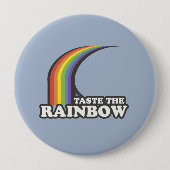 SMAAK DE RAINBOW - .png Ronde Button 4,0 Cm (Voorkant)