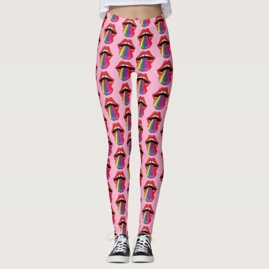 Smaak de regenboog leggings (Voorkant)