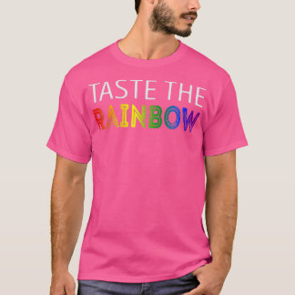 Smaak de regenboog t-shirt