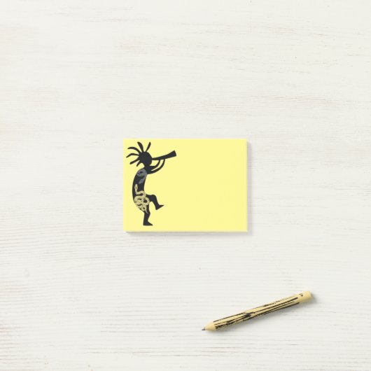 Smaak en Kokopelli Post-it Notes (Op bureau)
