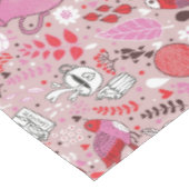 Smaak patroon met vogels en bloemen tafelkleed (Gekanteld)