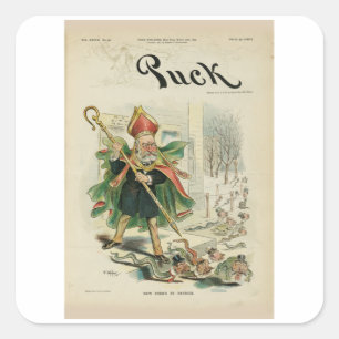 Smaak uit de stad -  Saint Patrick Vierkante Sticker