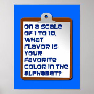 Smaak van het Alfabet Poster