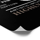 Smaak van het zodische, abstrologische Poster (Hoek)