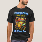 Smaak van Mexico Margarita Emergency T-shirt (Voorkant)