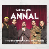 SMAAKT ALS ANNAL: Vul de Mollusk Beer Labels in Bier Etiket (Enkel label)