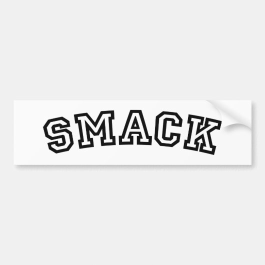 SMACK BUMPERSTICKER (Voorkant)