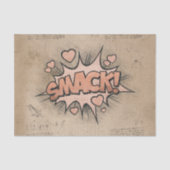 SMACK! stripboek Steampunk Pop Tissuepapier (Voorkant)