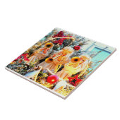 smakelaar voor kerst angels tegeltje (Zijkant)