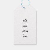 smakelijk kerstfeest met kermis cadeaulabel (Achterkant)