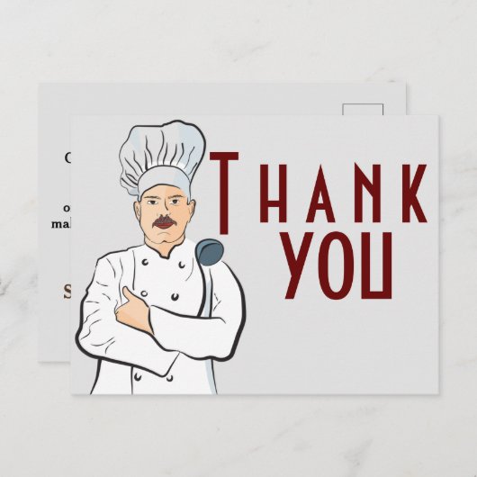 Smakelijk voedsel briefkaart (Voorkant / Achterkant)