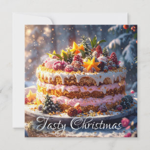 SMAKELIJKE KERST FEESTDAGENKAART