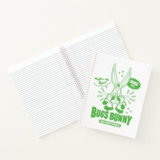 Smakelijke Retro BUGS BUNNY™ Notitieboek (Binnen)