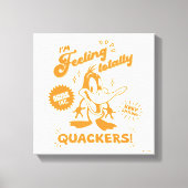 Smakelijke Retro DAFFY DUCK™ Canvas Afdruk (Voorkant)