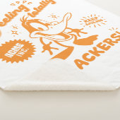 Smakelijke Retro DAFFY DUCK™ Sherpa Deken (3/4)