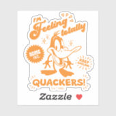 Smakelijke Retro DAFFY DUCK™ Sticker (Vel)