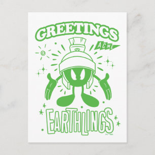 Smakelijke Retro MARVIN THE MARTIAN™ Briefkaart
