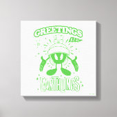 Smakelijke Retro MARVIN THE MARTIAN™ Canvas Afdruk (Voorkant)