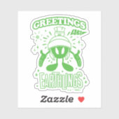 Smakelijke Retro MARVIN THE MARTIAN™ Sticker (Vel)